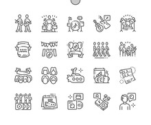 World Beatles Day Well-crafted Pixel Perfect Vector Thin Line Icons 30 2x Grid For Web Graphics And Apps. Simple Minimal Pictogram