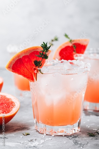 Fotografía Grapefruit salty dog Cocktail