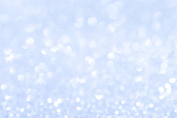 Wall Mural - abstract background blue light bokeh christmas holiday