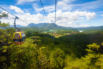 dalat cable car, vietnam