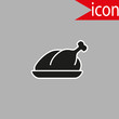 © Metanet - Hot Chicken Turkey line Icon Thanksgiving Day