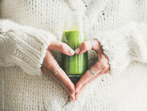 Fotomural Winter seasonal smoothie drink detox