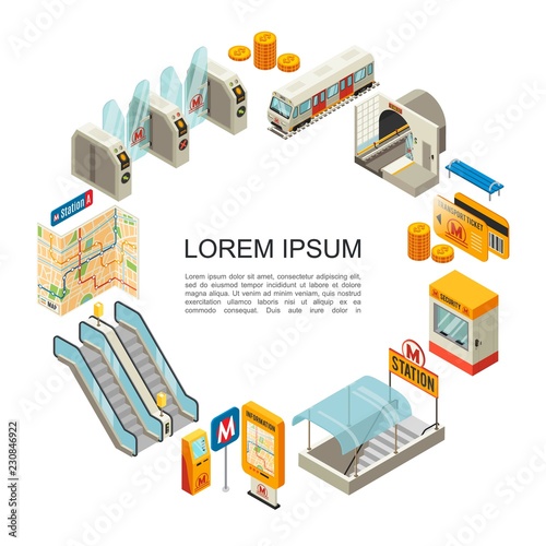 Isometric Metro Round Concept