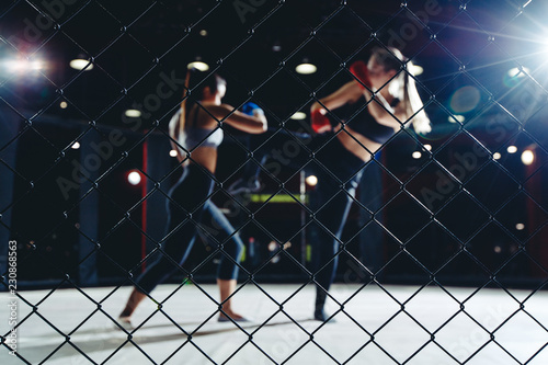 Dekoracja na wymiar  mma-fight-boks-kobiet