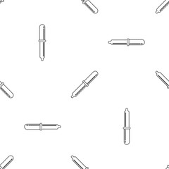 Poster - Chemical pipette pattern seamless vector repeat geometric for any web design