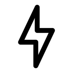 Poster - Light power icon. Outline light power vector icon for web design isolated on white background