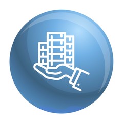 Poster - Bribery money give icon. Outline bribery money give vector icon for web design isolated on white background