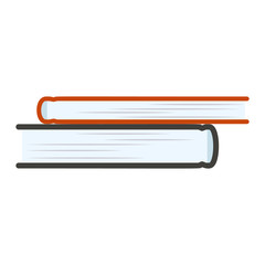 Poster - Book stack icon. Flat illustration of book stack vector icon for web design