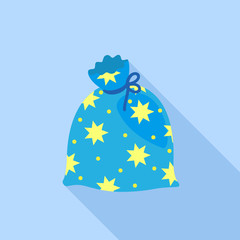 Poster - Magic star bag icon. Flat illustration of magic star bag vector icon for web design