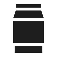 Poster - Polycarbonate jar icon. Simple illustration of polycarbonate jar vector icon for web design isolated on white background