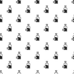 Poster - Glass flask pattern seamless repeat background for any web design