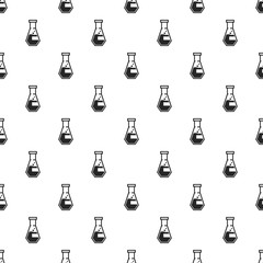 Poster - Conical flask pattern seamless repeat background for any web design