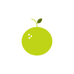 Poster - citrus, orange icon. Element of agriculture gardening icon for mobile concept and web apps. Green citrus, orange icon can be used for web and mobile