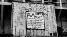 Old Sign On Alcatraz