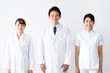 © taka - portrait of asian medical group on white background