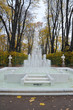 fountain in autumn in the summer garden in St. Petersburg