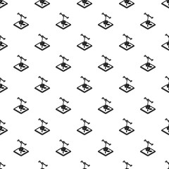 Poster - Flower d printing pattern vector seamless repeating for any web design