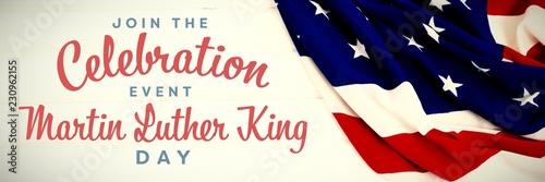 Fotografie, Obraz Composite image of join the celebration event martin luther king