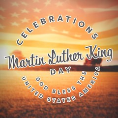 Poster - Composite image of martin luther king day