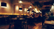 © bebuntoon - Coffee shop blur background with bokeh light with vintage filter