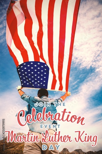 Fotografie, Obraz Composite image of join the celebration event martin luther king