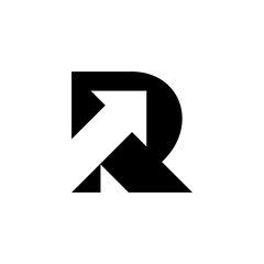 Poster - Letter R logo. Icon design. Template elements - vector sign