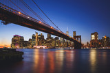Fototapeta Nowy Jork - Brooklyn bridge, New York city USA