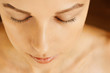 © Olesia - Female face with closed eyes, perfect skin, without make-up