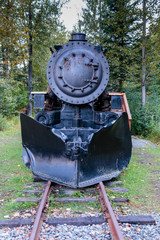 September 13 2018, Skagway Alaska. Historic white pass train of the gold rush in Skagway  Alaska