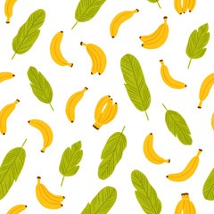 Wall Mural - Banana seamless pattern