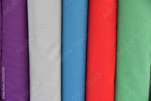 Fotografia, Obraz  Tissu à la coupe en boutique