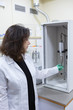 © biggur - Female Laboratory Scientist Examining Sample In Test Tube