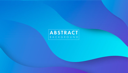 Aufkleber - Colorful abstract geometric background.Trend gradient. Fluid shapes composition. Eps10 vector.