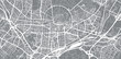 Urban vector city map of Karlsruhe, Germany