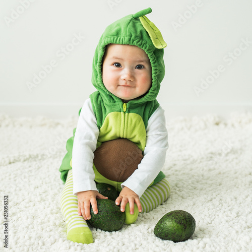 infant avocado costume