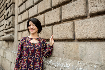 Wall Mural - Portrait of an asian woman