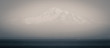 Mount Baker Shrouded Behind Thin Mist