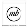 © Scooby - Initial Letter MB Logo Template Design Vector Illustration