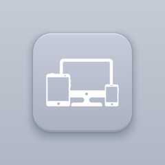 Poster - Gadgets,  technology button, best vector