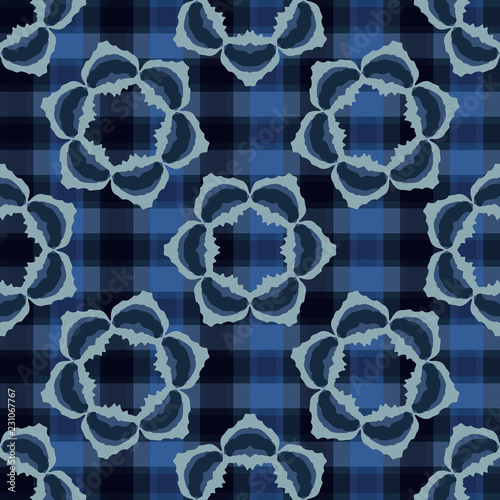 plaid paper goods