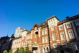 Fototapeta Londyn - 東京駅　丸の内口の風景