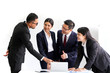 © keatikun - Business People Meeting Communication Discussion Working Office ,Meeting Corporate Success Brainstorming Teamwork Concept.