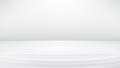 Wall Mural - white gray studio backdrop abstract background with smooth lines,shadows