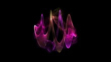Abstract Background Texture With Colorful Lines Spinning. Moving Motion Graphics Backdrop.