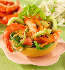 Sticker - PRAWN AND KIWI SALAD