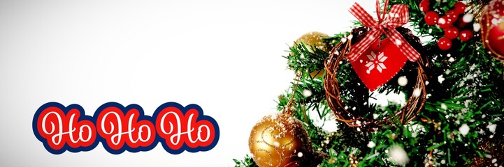 Poster - Composite image of white and red greetings card