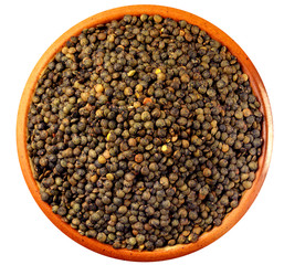 LENTILS ON WHITE