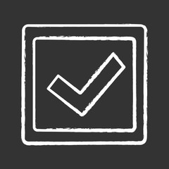 Sticker - Checkbox chalk icon