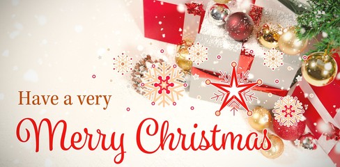 Poster - Composite image of christmas card