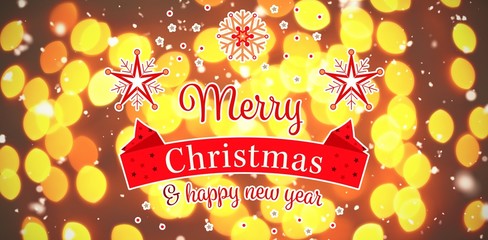 Poster - Composite image of christmas card